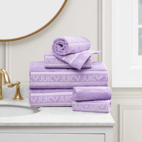 Plush Stripe Bath Towel Set - Image 2