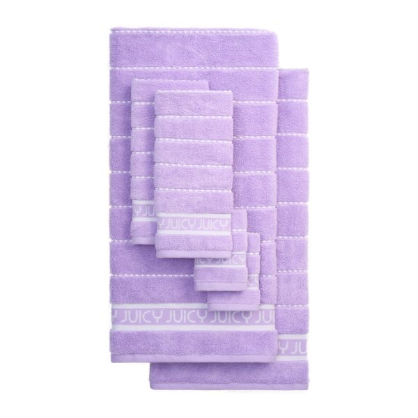 Plush Stripe Bath Towel Set - Image 5