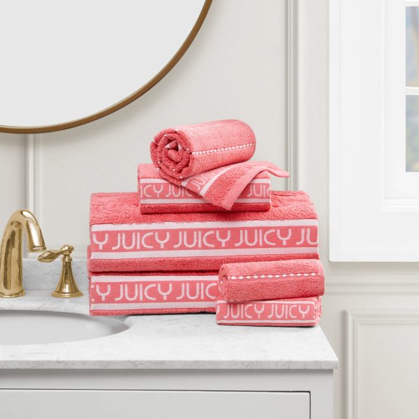 Plush Stripe Bath Towel Set - Image 2
