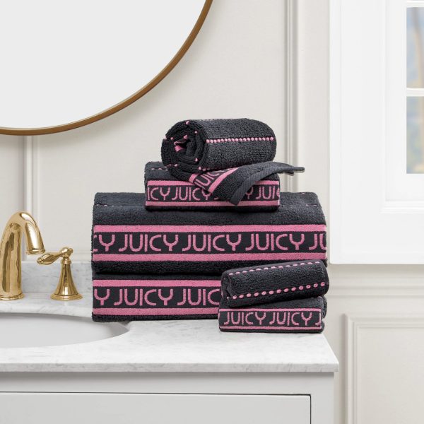 Plush Stripe Bath Towel Set - Image 2