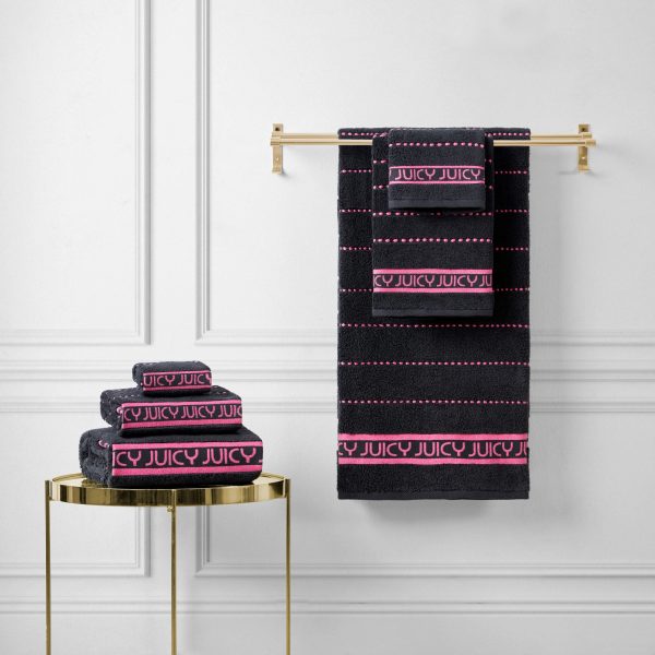 Plush Stripe Bath Towel Set - Image 3