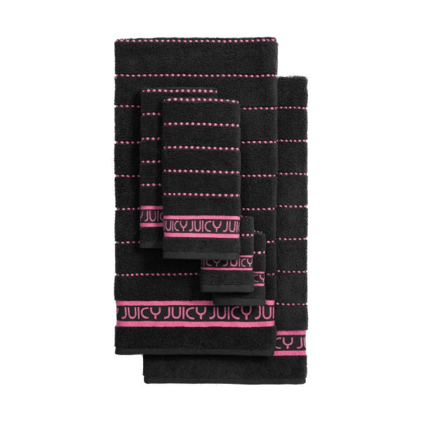 Plush Stripe Bath Towel Set - Image 5