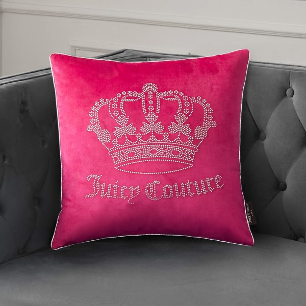 Gothic Rhinestone Crown Pillow - Image 3