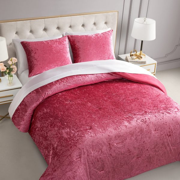 Crushed Velvet Comforter Set - Image 2