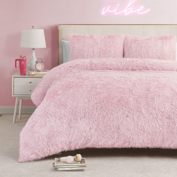 Shaggy Faux Fur Comforter Set - Image 3