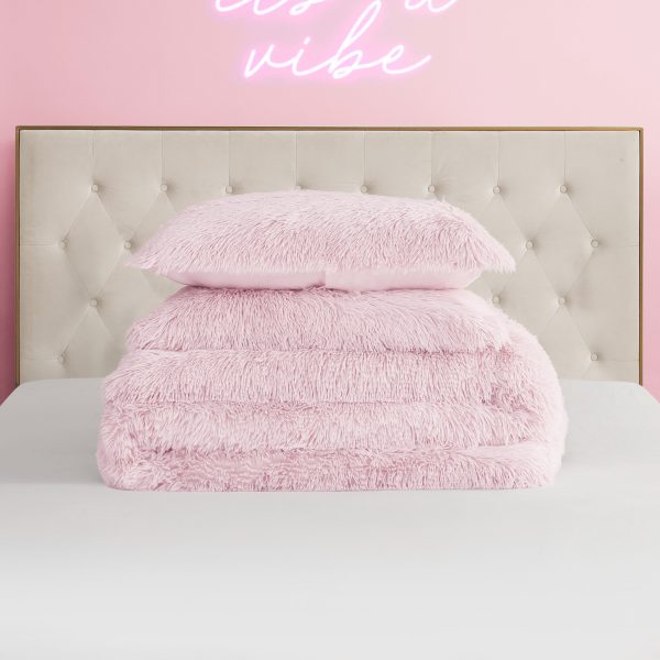 Shaggy Faux Fur Comforter Set - Image 5