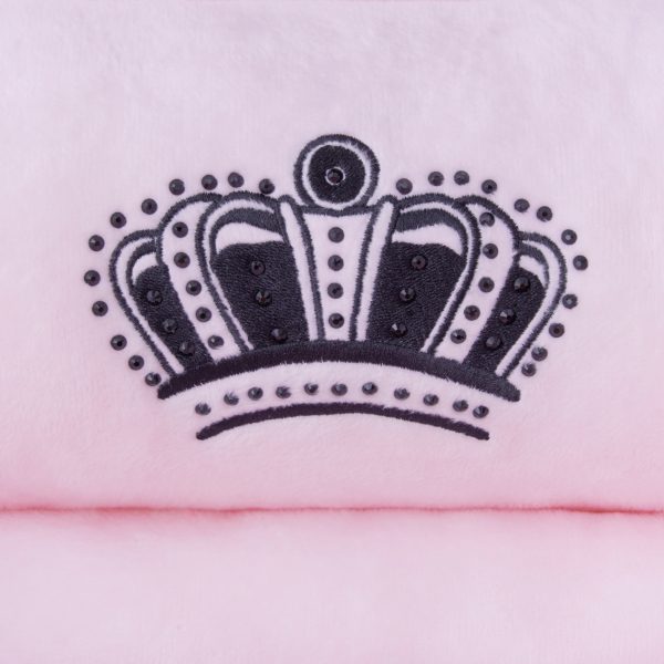 Crown Bling Black Pet Bed - Image 4