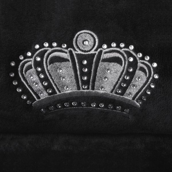 Crown Bling Black Pet Bed - Image 4