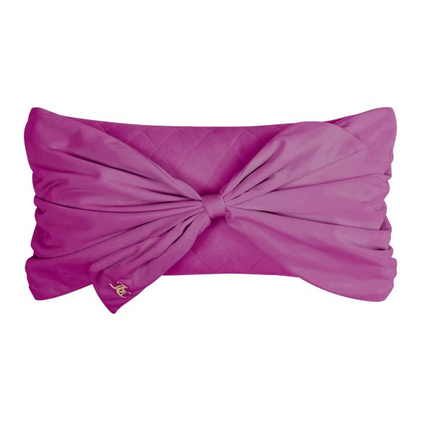Velvet Bow Decorative Pillow - Image 7