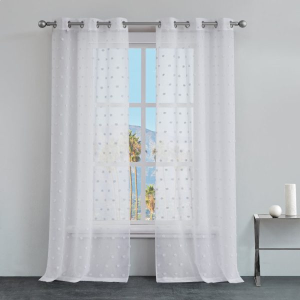 Evelyn Polka Dot Sheer Curtains - Image 3