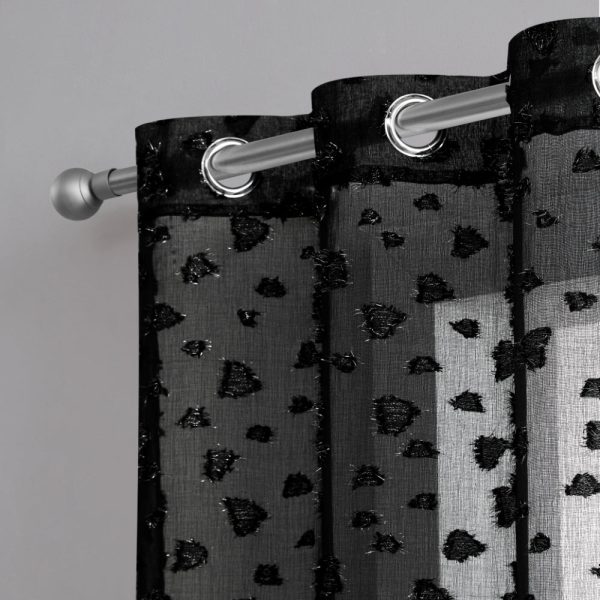 Ethel Embellished Sheer Curtains - Image 4