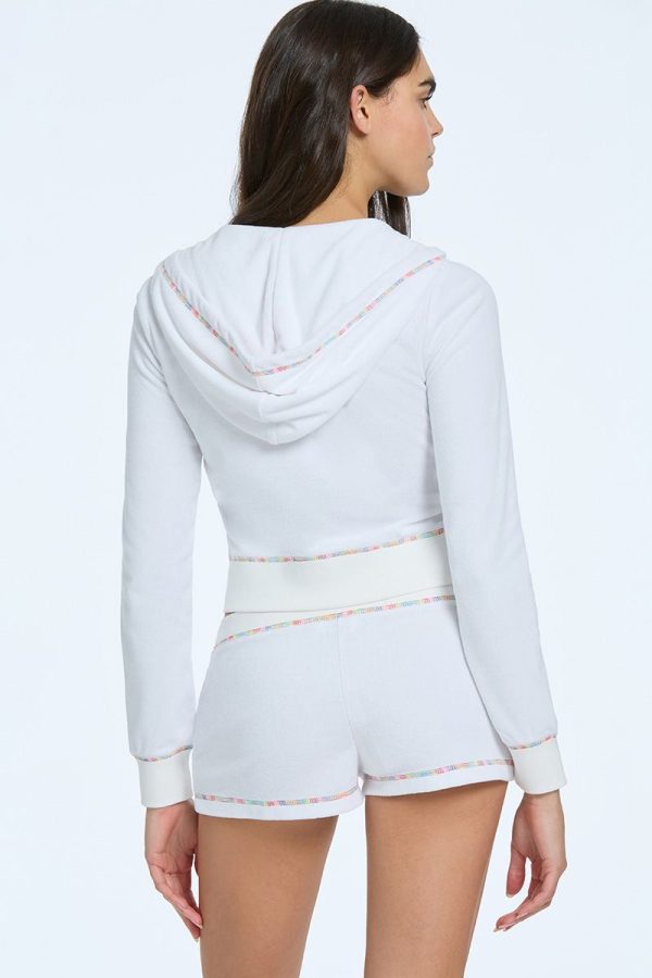 Rainbow Towel Terry Zip-Up Hoodie - Image 4