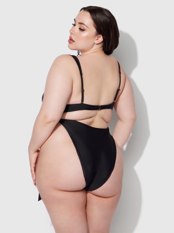 Frederick's Of Hollywood Rising Star Chain Swim One Piece - Image 6
