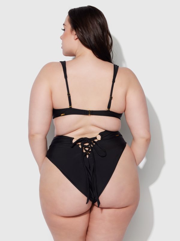 Frederick's Of Hollywood Rising Star Chain Push Up Swim Top - Image 6