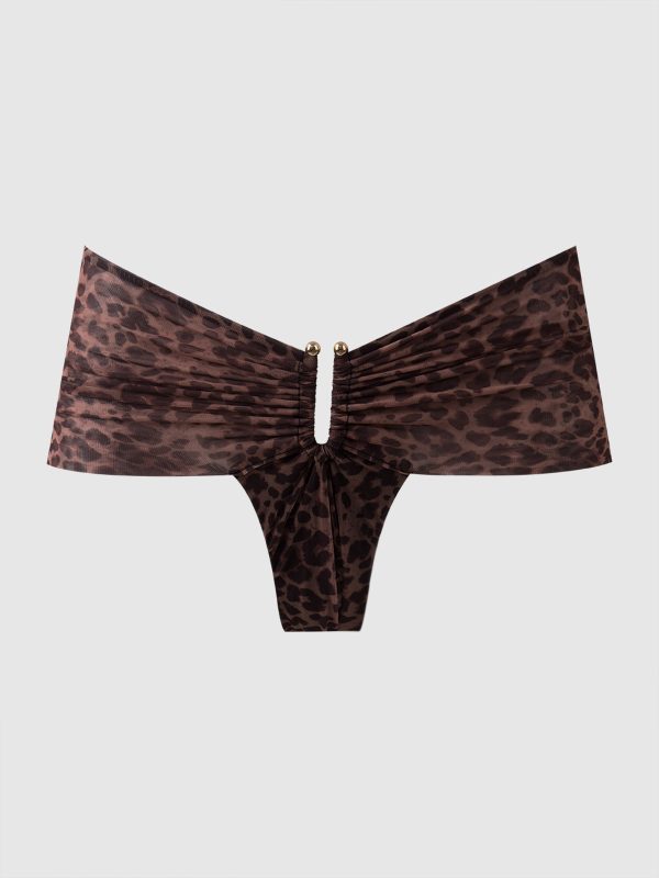 Frederick's Of Hollywood Alanza Mesh U Hook Thong Swim Bottom - Image 9