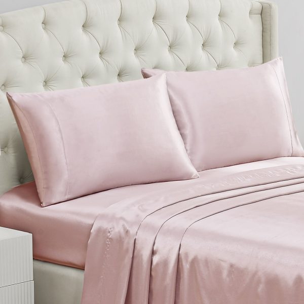 Solid Satin Pillow Case Set - Image 2
