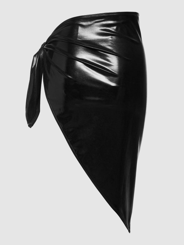 Frederick's Of Hollywood Onyx Wrap Sarong Coverup - Image 7