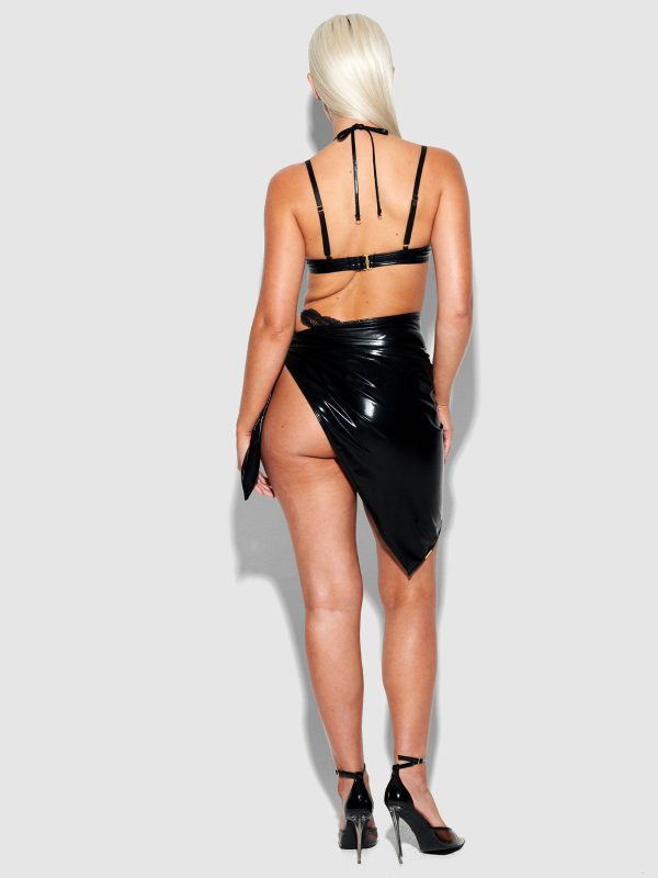 Frederick's Of Hollywood Onyx Wrap Sarong Coverup - Image 2