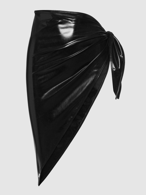 Frederick's Of Hollywood Onyx Wrap Sarong Coverup - Image 6