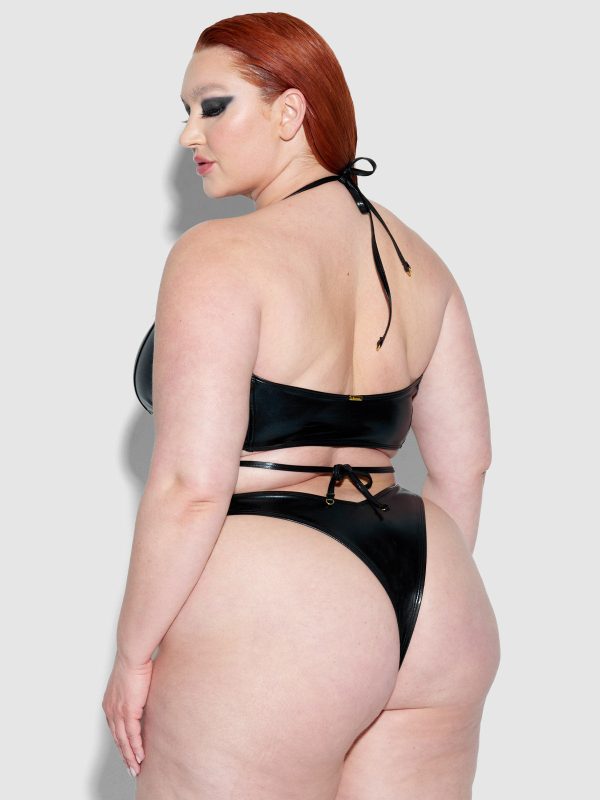 Frederick's Of Hollywood Onyx Corset Bandeau Swim Top - Image 7
